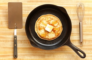 Poêle à pancakes : la taille