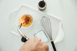 Chalumeau de cuisine : l'usage
