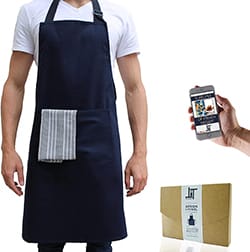 Vorbinder Kochschürze de cuisine Tablier GRIL TABLIER avec 2 poches pour les 