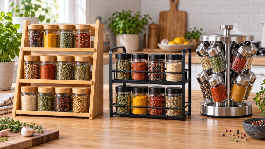 Sélection de modèles : étagère à épices
