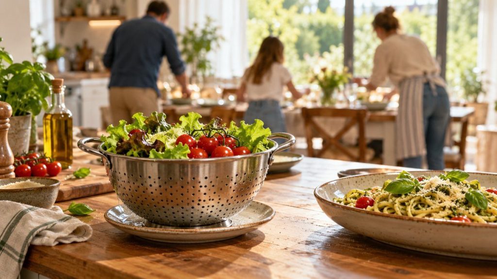 Passoire : moment convivial à la maison