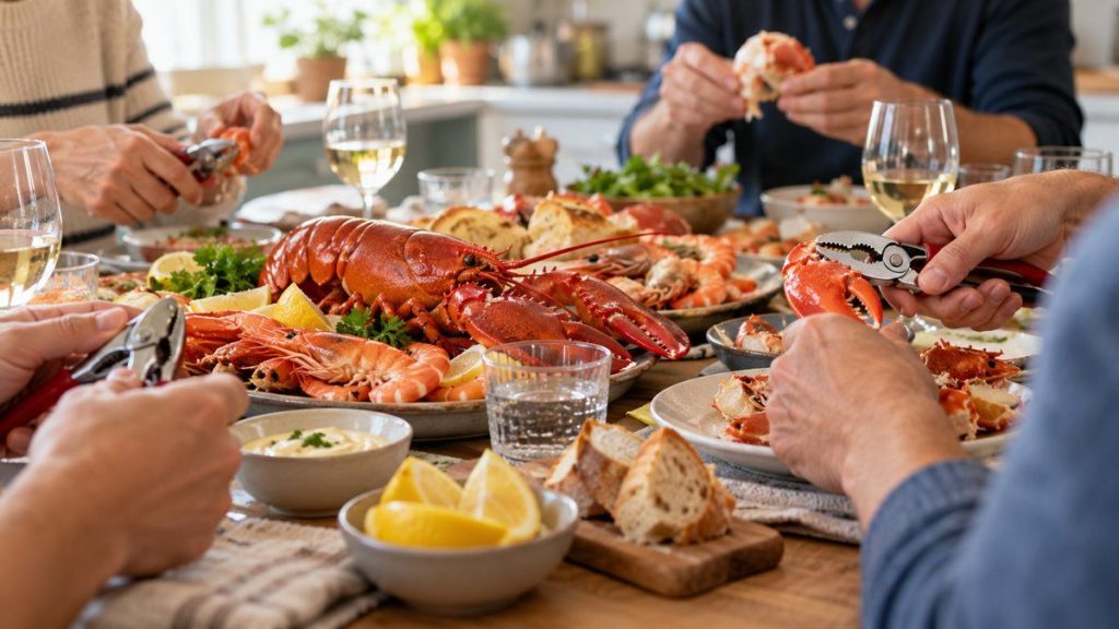 Pince à crustacés : moment convivial à la maison