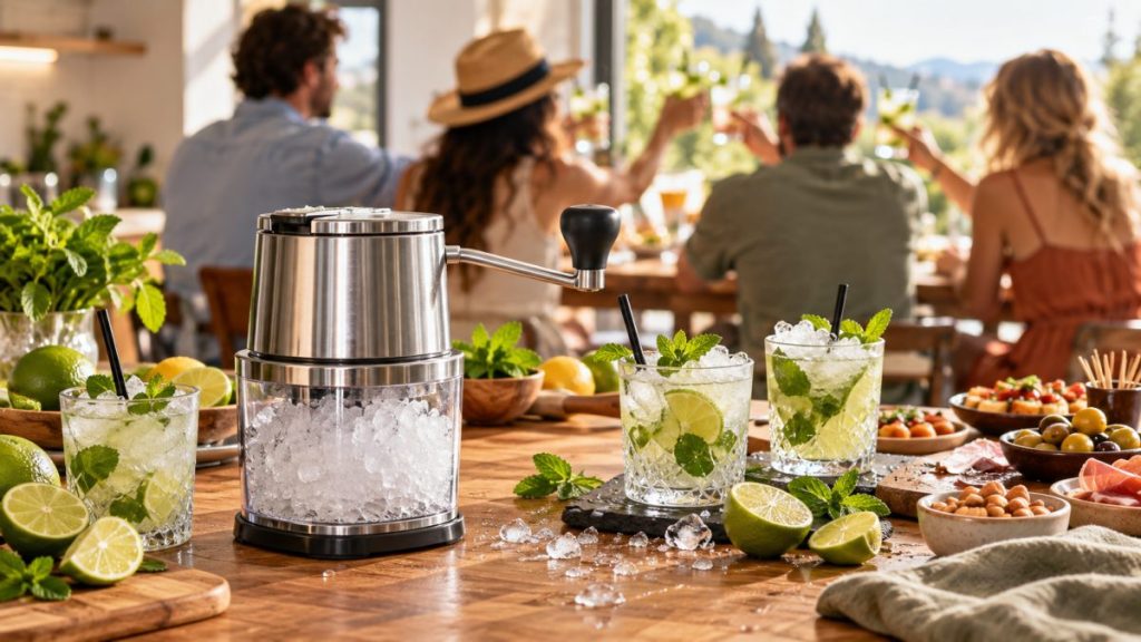 Broyeur à glace : moment convivial à la maison
