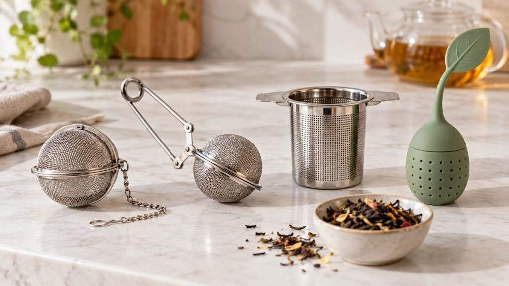 Sélection de modèles : infuseur à thé