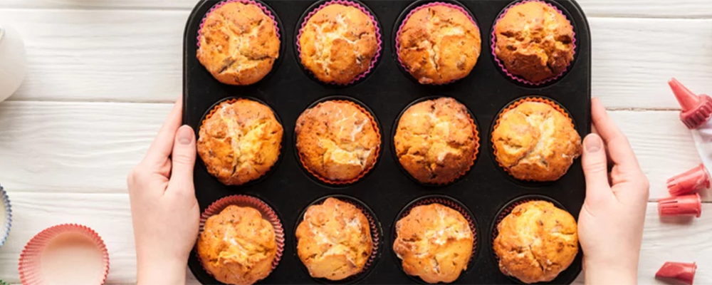 Pudding Vert Belmalia Moule à Muffins pour 12 Muffins en Silicone Anti-adhésif Brownies gâteaux Cupcakes