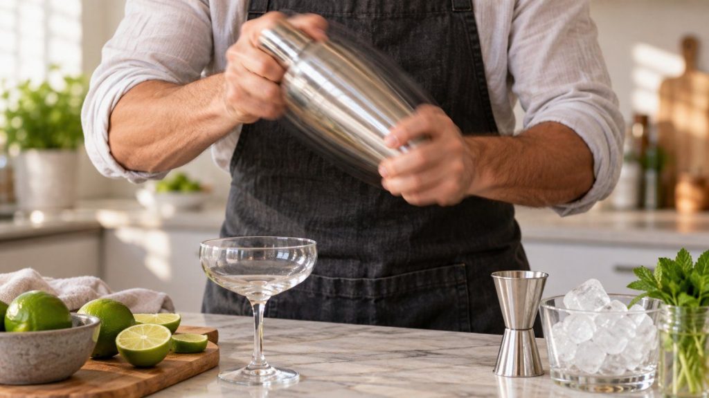 Bien secouer un cocktail
