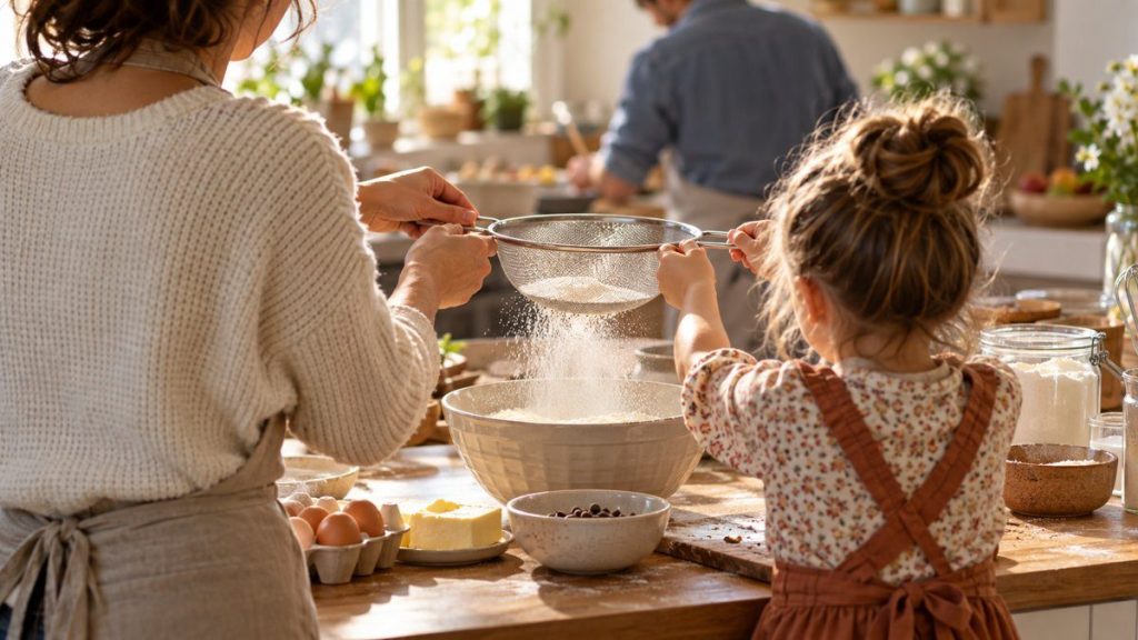 Tamis de cuisine : moment convivial à la maison