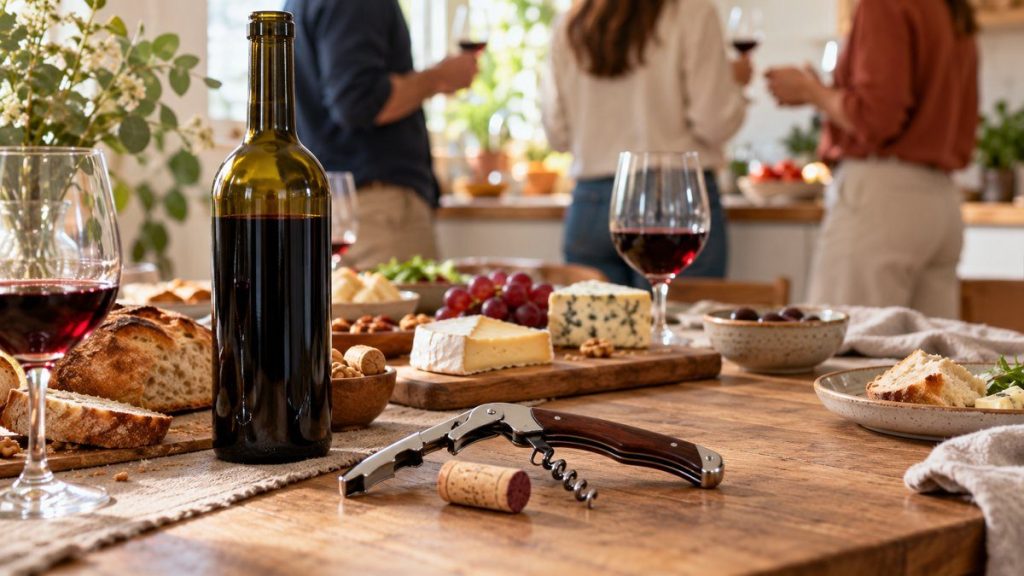 Tire-bouchon : moment convivial à la maison
