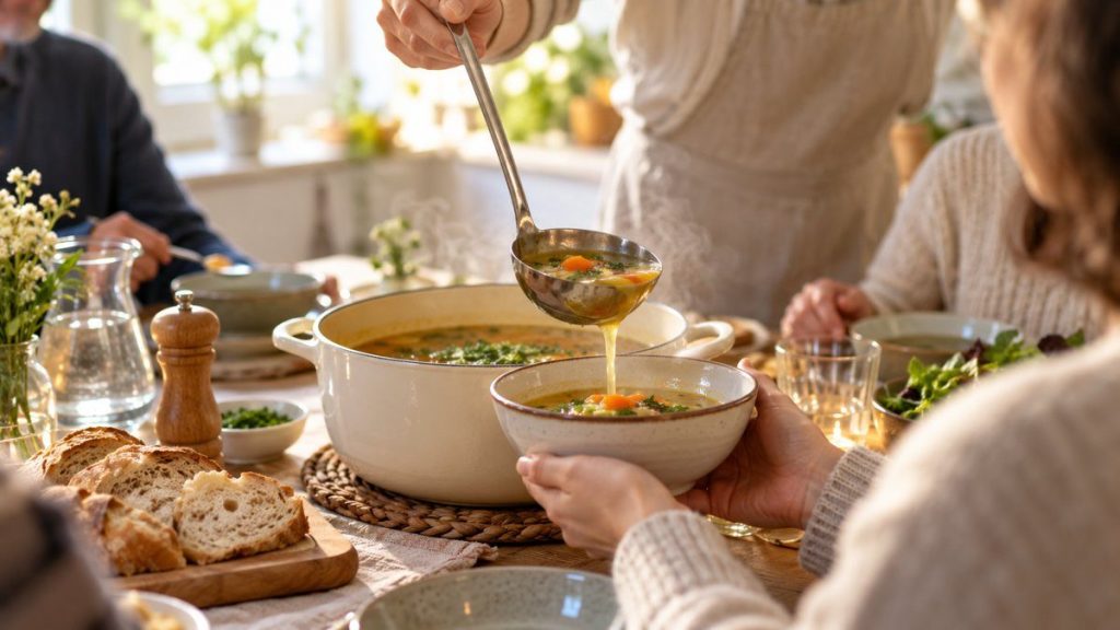 Louche de cuisine : moment convivial à la maison