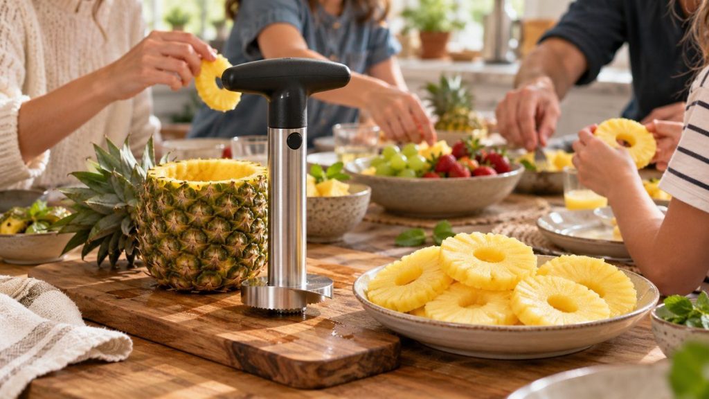 Coupe-ananas : moment convivial à la maison