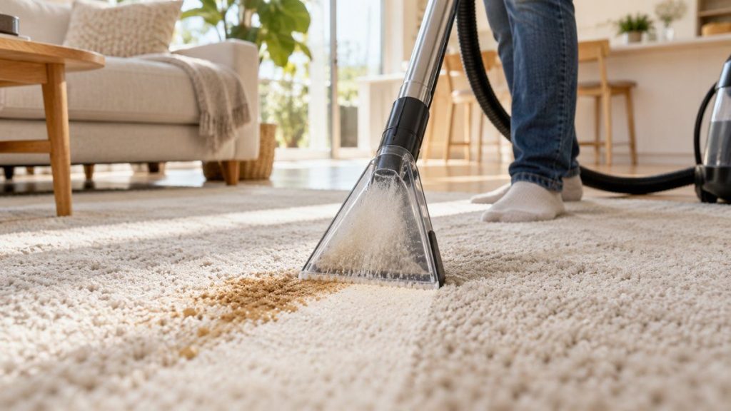 Détacher un tapis