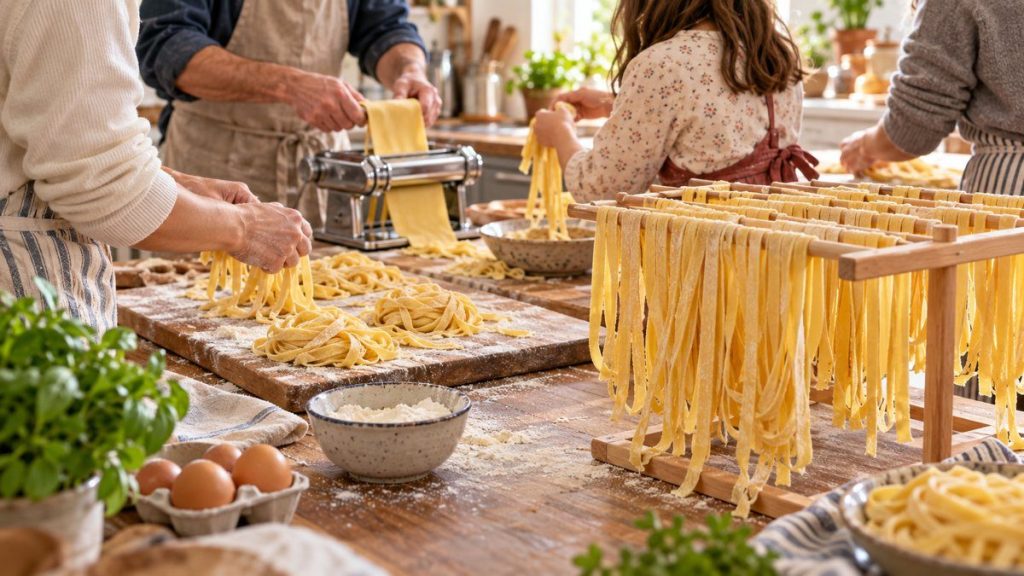Séchoir à pâtes : moment convivial à la maison