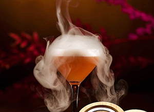 boissons fumoir pour vin whisky cheminée CJMING Kit fumoir à cocktail avec brosse de nettoyage boissons et fumoir avec copeaux de bois 