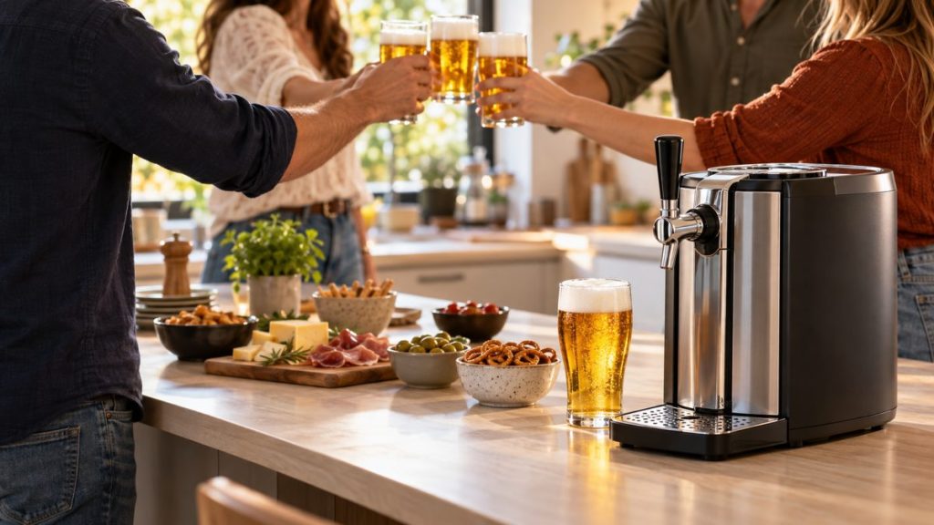 Tireuse à bière : moment convivial à la maison