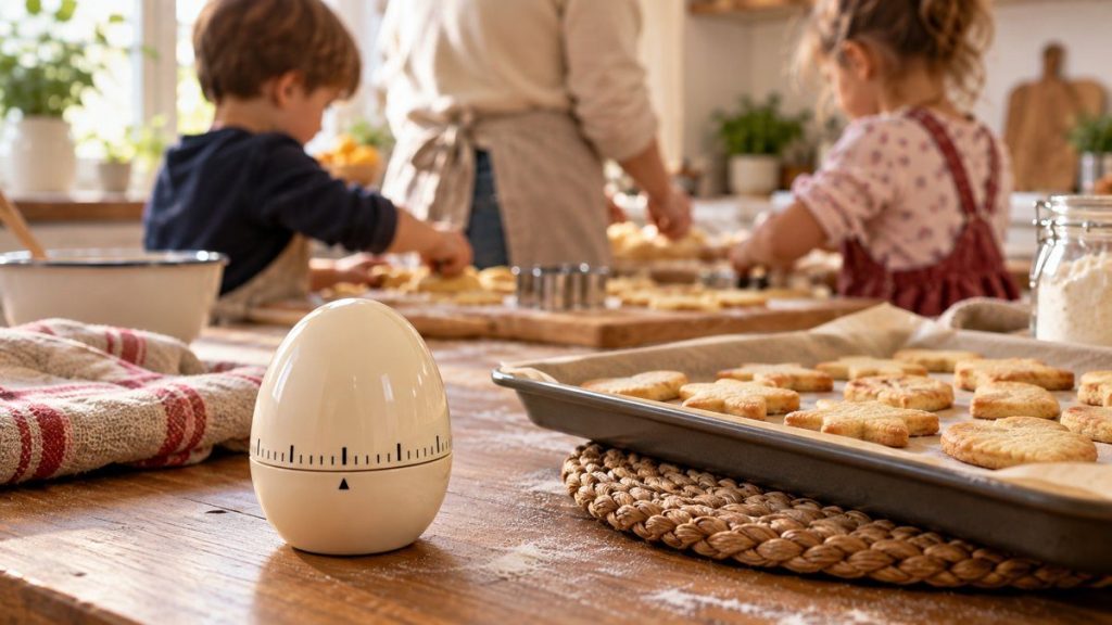Minuteur de cuisine : moment convivial à la maison