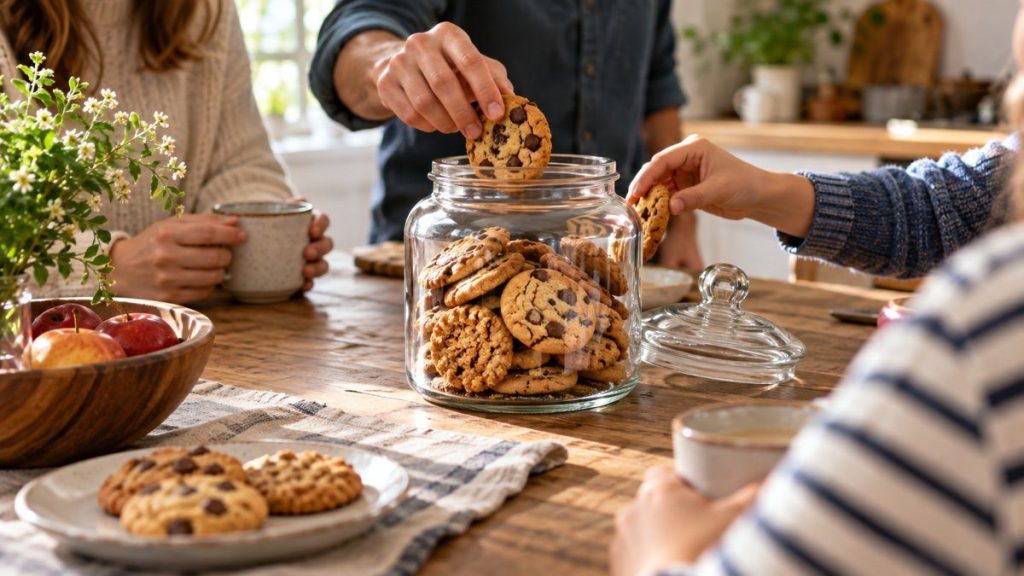 Pot à biscuits : moment convivial à la maison