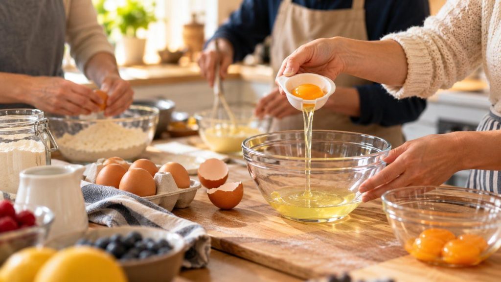 Séparateur d'œufs : moment convivial à la maison