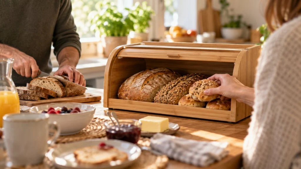 Boîte à pain : moment convivial à la maison