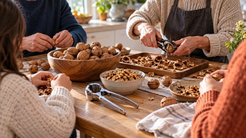 Casse-noix : moment convivial à la maison