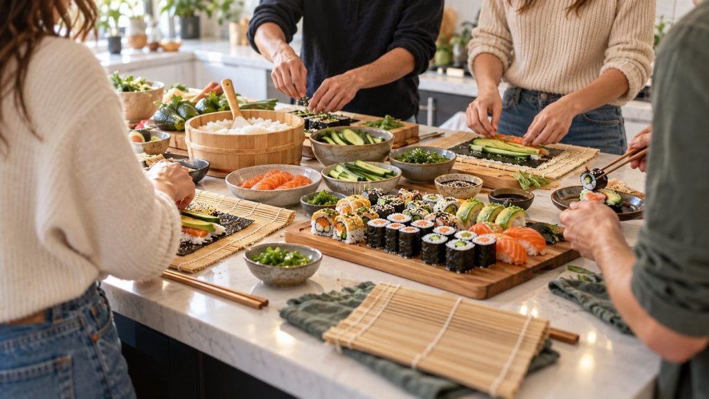 Kit sushi : moment convivial à la maison