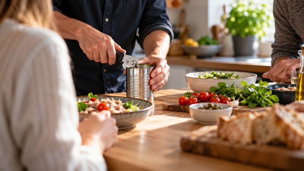 Ouvre-boîte : moment convivial à la maison