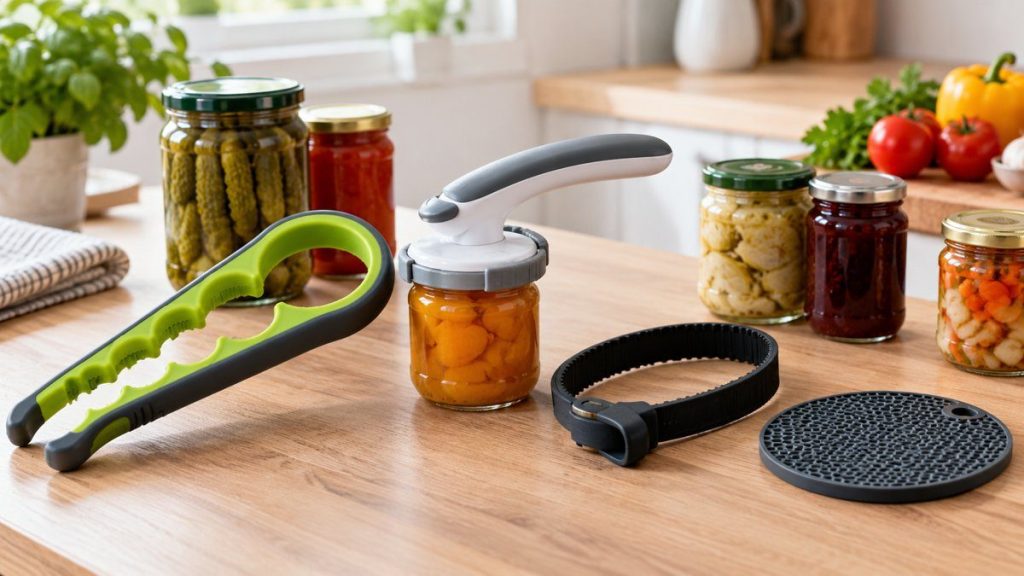 Sélection de modèles : ouvre-bocal pour personnes âgées