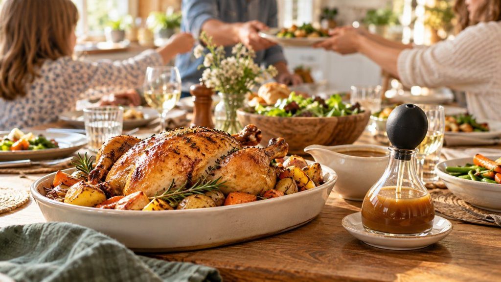 Poire à sauce : moment convivial à la maison