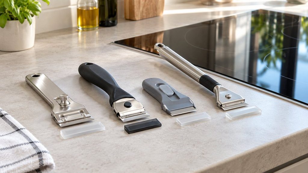 Sélection de modèles : grattoir plaque de cuisson