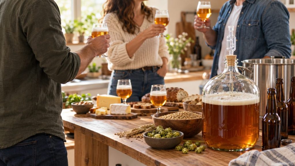 Kit de brassage de bière : moment convivial à la maison