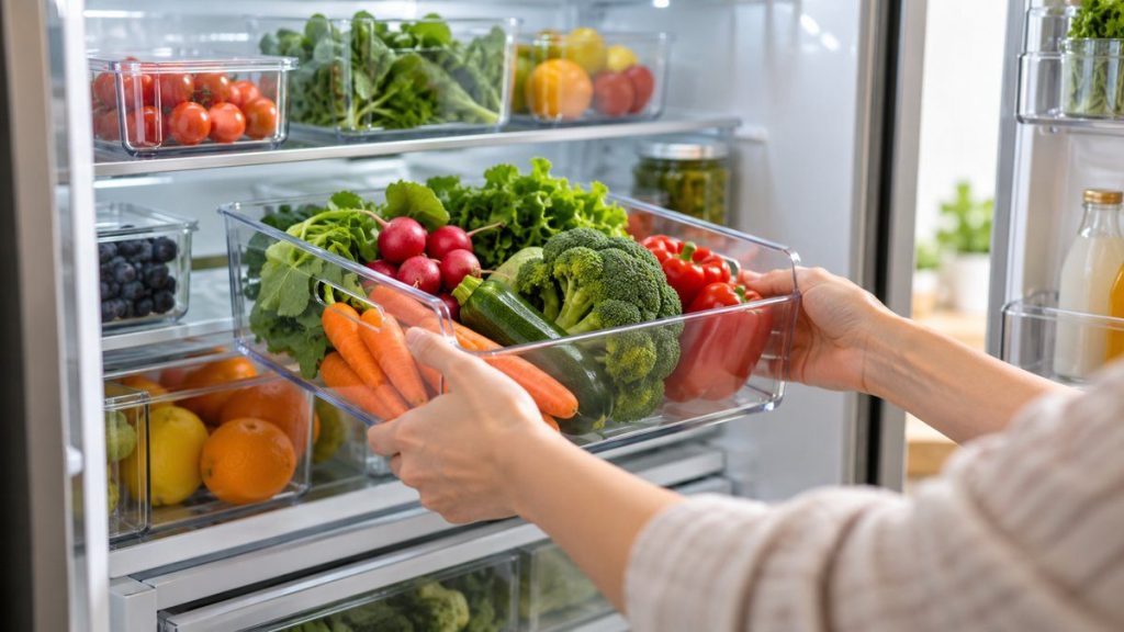 Ranger son frigo par zones