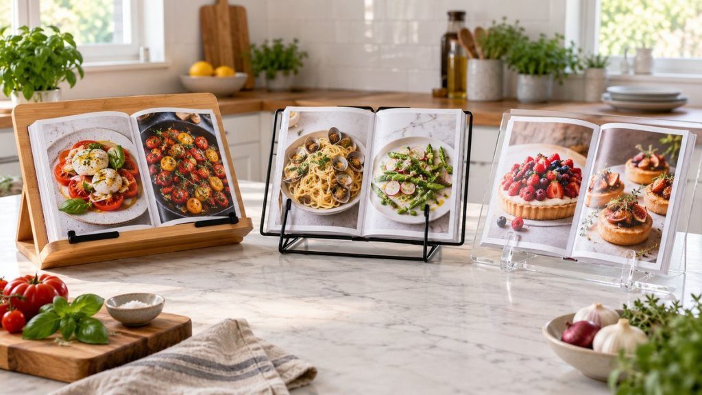 Sélection de modèles : support livre de cuisine