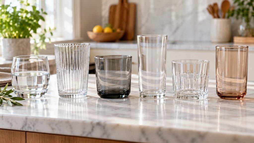 Sélection de modèles : verres de table