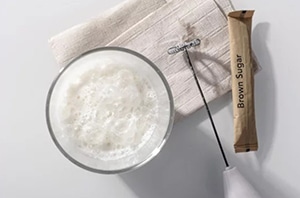 Mousseur à lait : l'alimentation