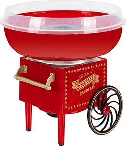 SucceBuy Machine à Barbe à Papa avec Chariot Cotton Candy Machine Commerciale avec Support 