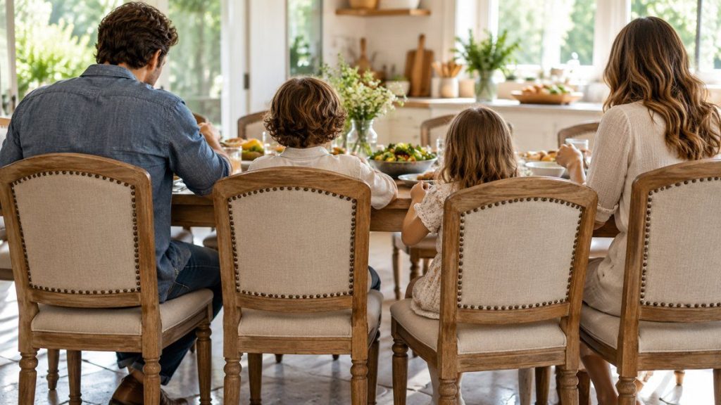 Chaise de salle à manger : moment convivial à la maison
