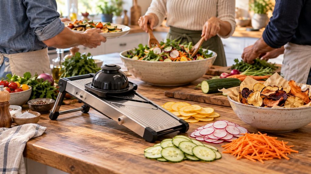 Mandoline de cuisine : moment convivial à la maison