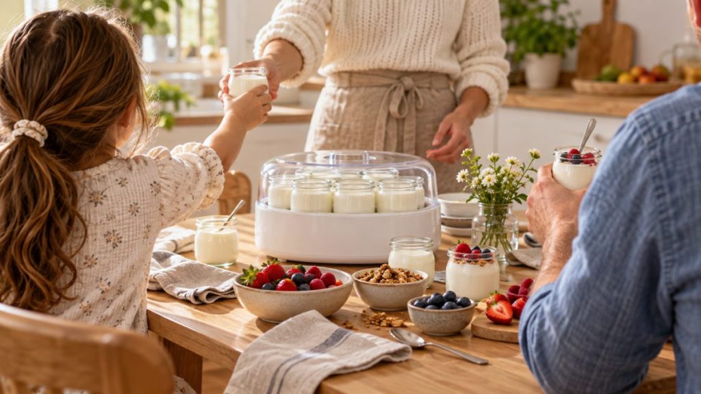 Yaourtière : moment convivial à la maison