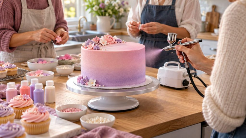 Aérographe pâtisserie : moment convivial à la maison