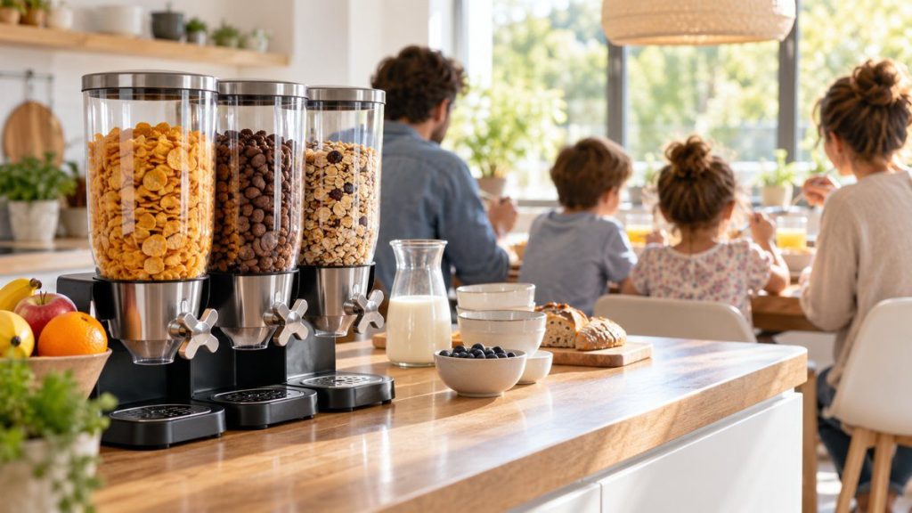 Distributeur de céréales : moment convivial à la maison