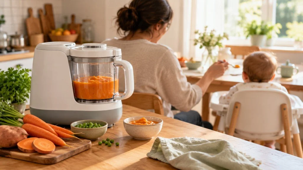 Robot cuiseur bébé : moment convivial à la maison