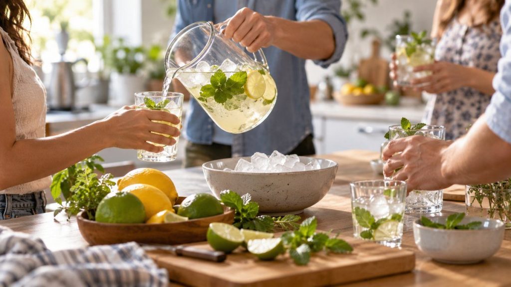 Distributeur de glaçons Samsung : moment convivial à la maison