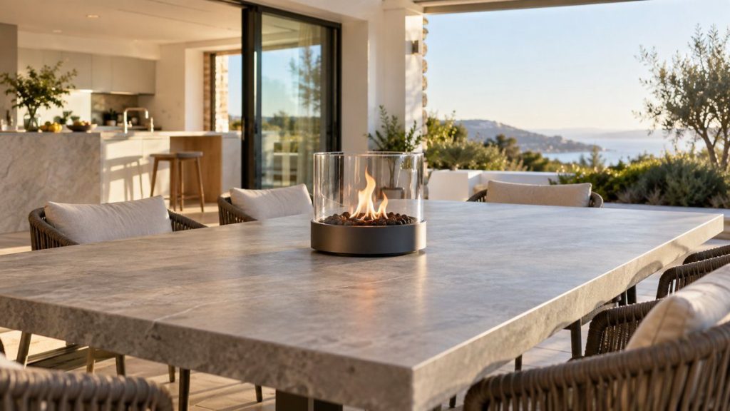 Utiliser une cheminée de table en sécurité