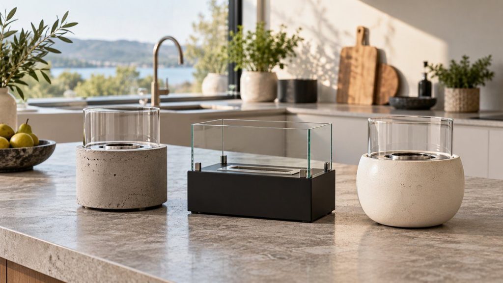 Sélection de modèles : cheminée de table