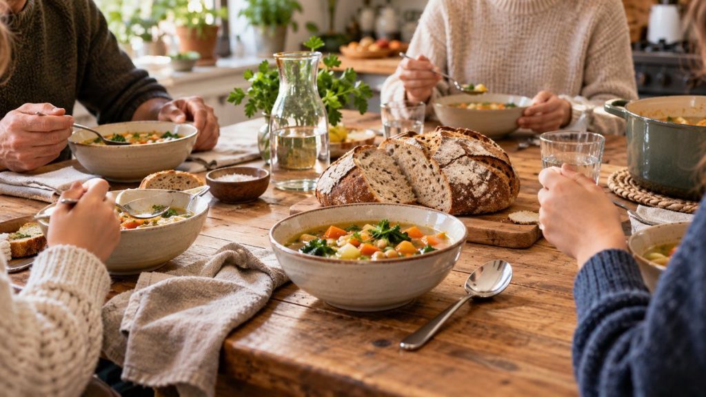 Cuillère à soupe : moment convivial à la maison
