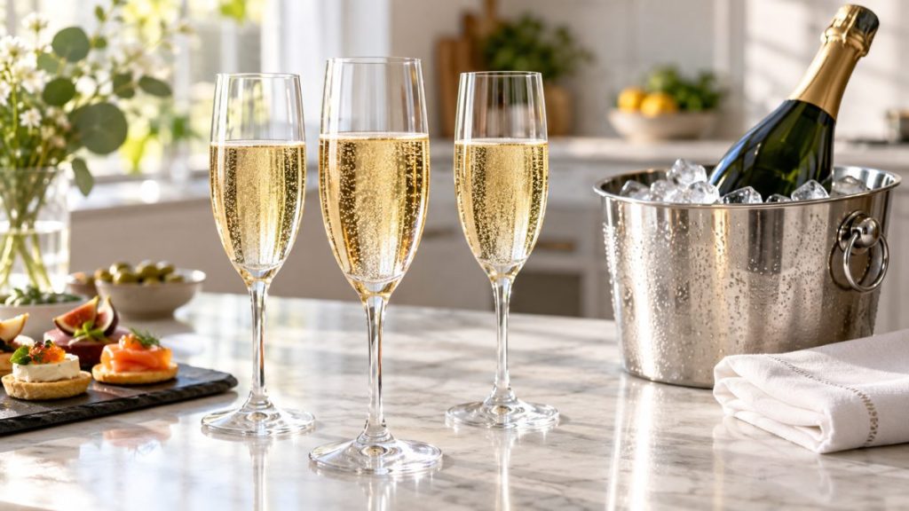 Bien servir le champagne