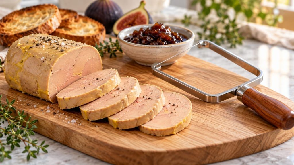 Couper un foie gras parfait