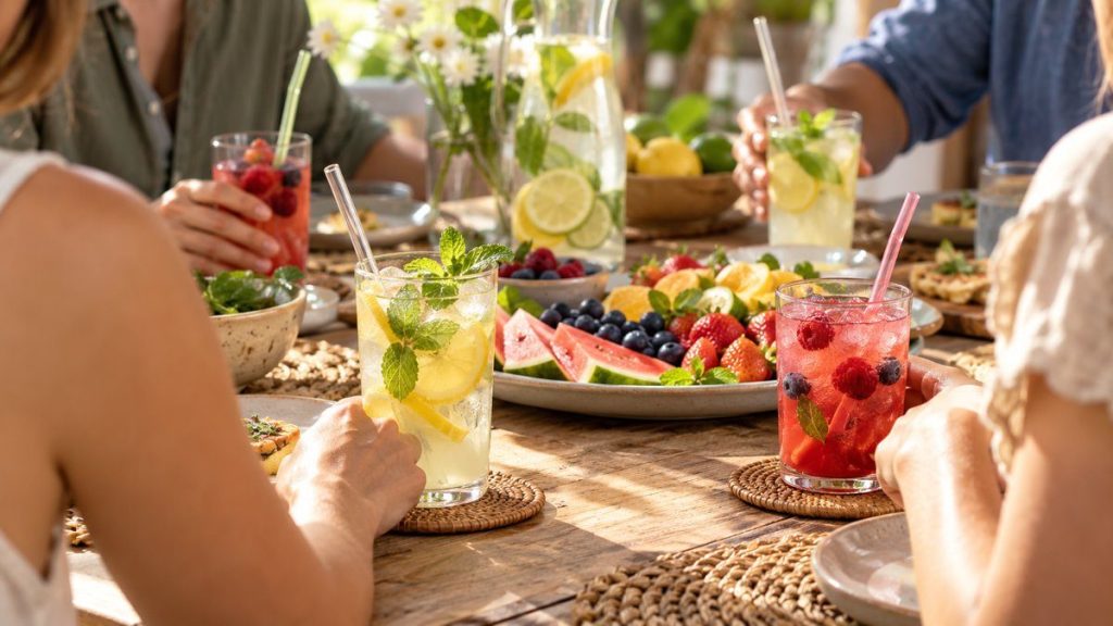 Pailles réutilisables : moment convivial à la maison