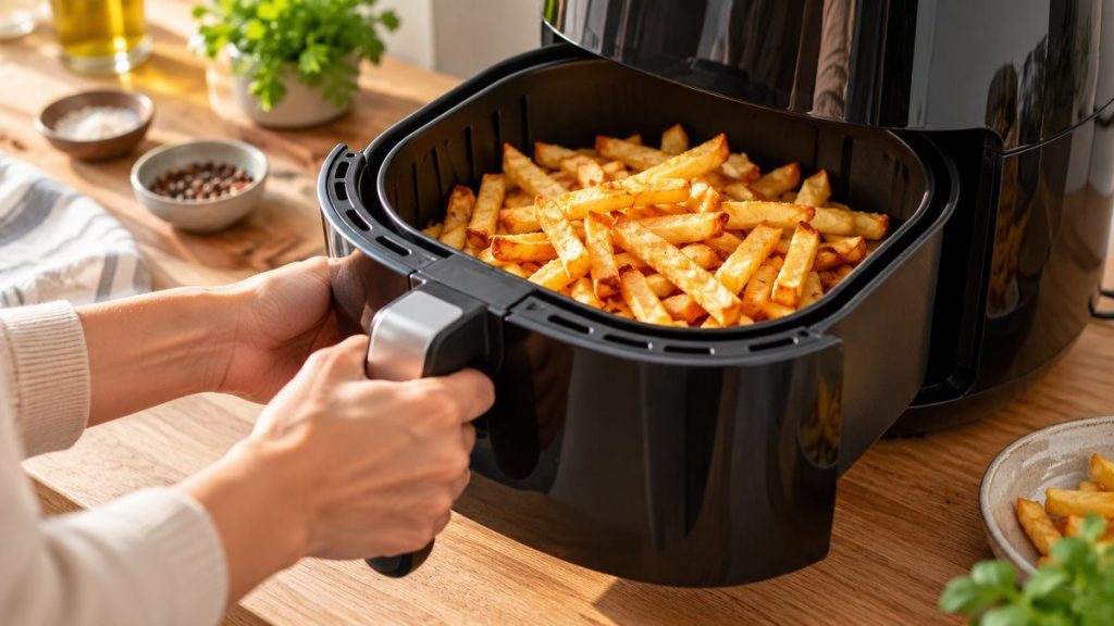 Tefal Easy Fry avis en situation, en gros plan
