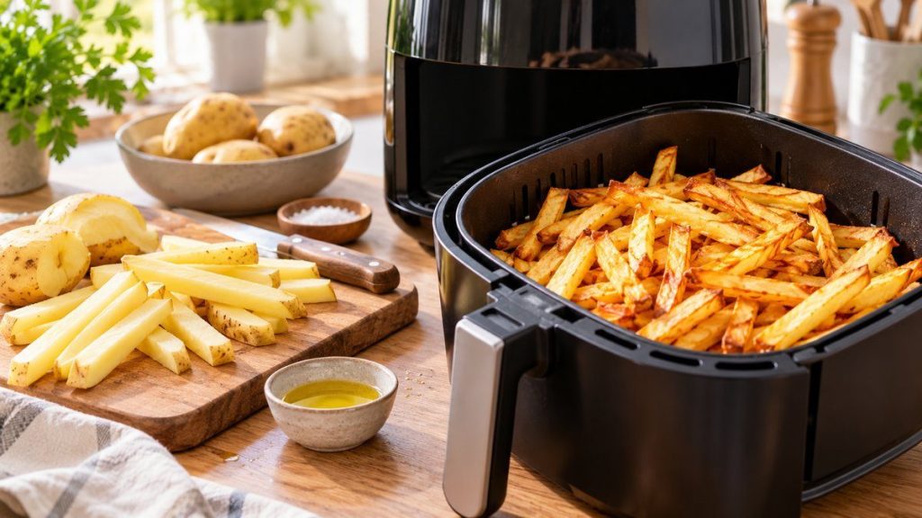 Faire des frites maison à l'Easy Fry