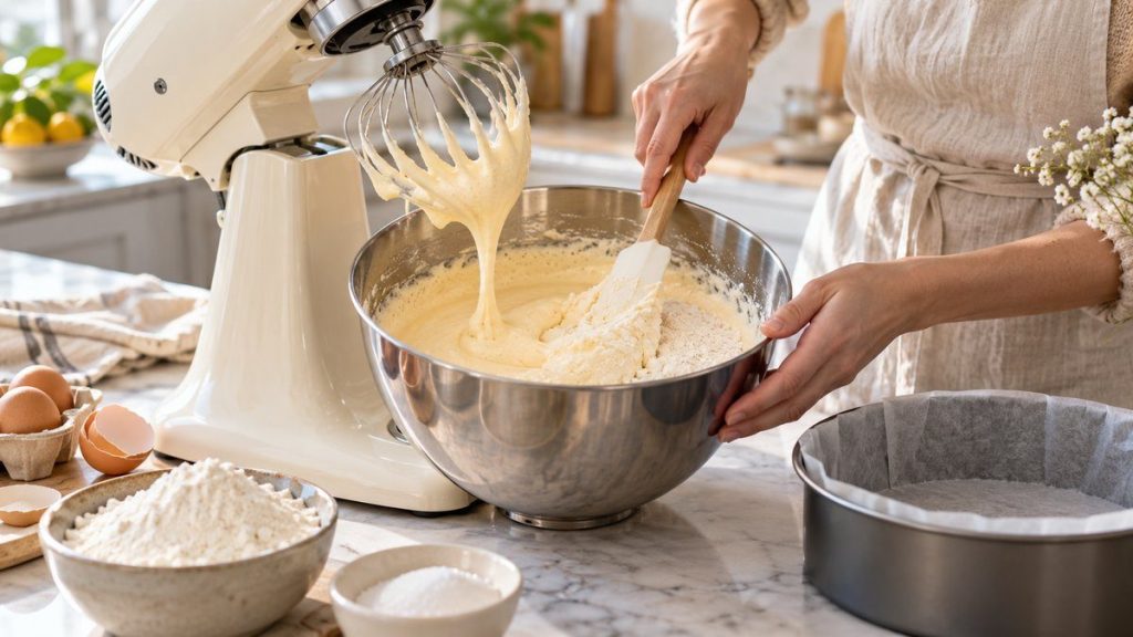 Faire une génoise avec le Smeg